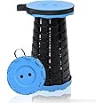 VOLIXOD Foldable Telescoping Stool Portable, Retractable Stool for Adults, Upgraded Collapsible Folding Seats with Load Capacity 550lbs, Camping Stools for Adults