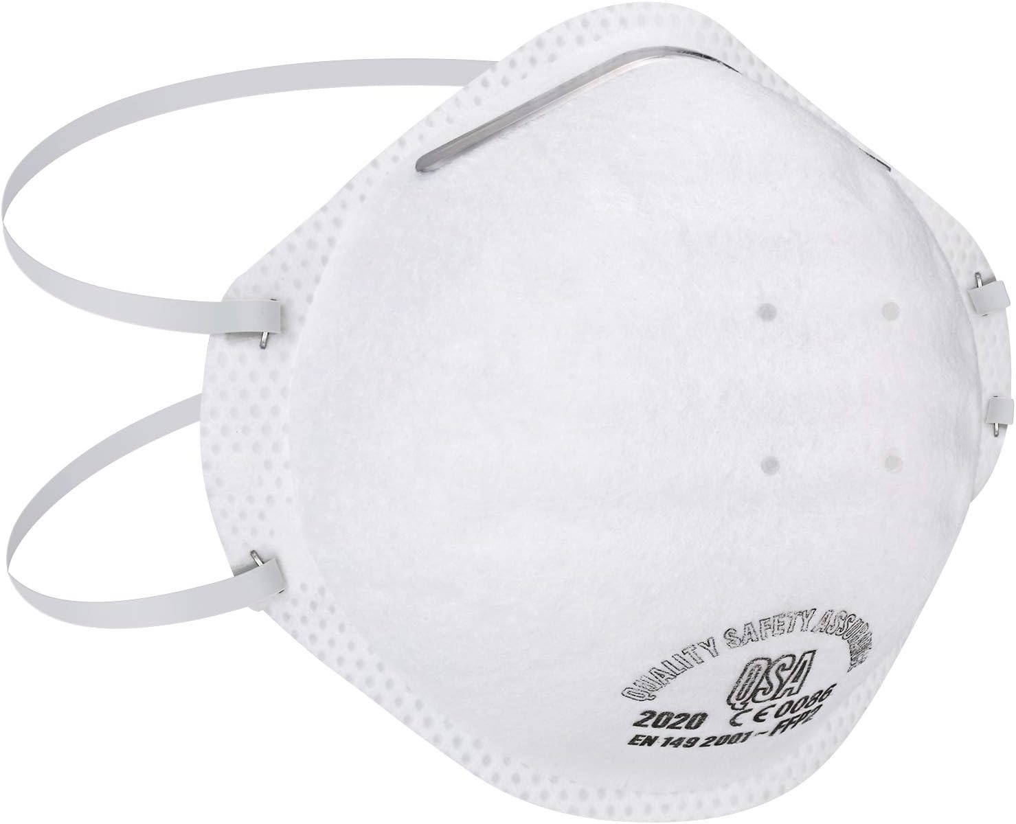 N95 Particulate Respirator Mask, Disposable Respirator Face Breathing Safety Face Masks FFP2 for Construction, Pollution, Protection Against Dust (6)