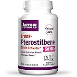 Jarrow Formulas Pterostilbene 50 mg - 60 Veggie Caps - Antioxidant Support - Supports Healthy Aging - Calorie-Restriction Mim