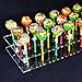 meizhouer 21 Hole Acrylic Cake Pop Clear Stand Decoration Lollipop Decorating Display Transparent Plastic Board Holder Base Shelf