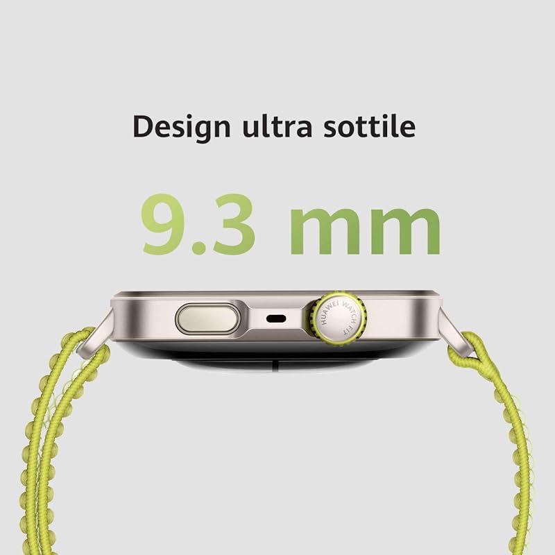 WATCH FIT 4 Pro Smartwatch, Ultra-sottile, 1.82" Schermo in Zaffiro & Lunetta in Lega di Titanio, Fitness Tracker, con App ECG, Batteria fino a 10 Giorni, iOS e Android,GPS, 30 mesi di Garanzia
