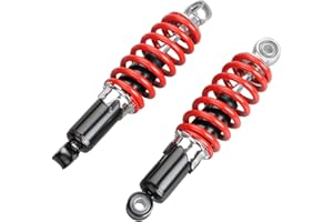 YLQYYH 2PCS 210-230-250mm Front Shock Absorber Shocker Suspension for Quad ATV Dune Go Kart quad bike motorcycle spring damping (250mm)