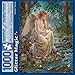 Bits and Pieces - 1000 Piece Embellished Glitter Jigsaw Puzzle for Adults - Mother Nature - 1000 pc Forest Fantasy Angel Jigsaw by Artist Liz Goodrick-Dillon