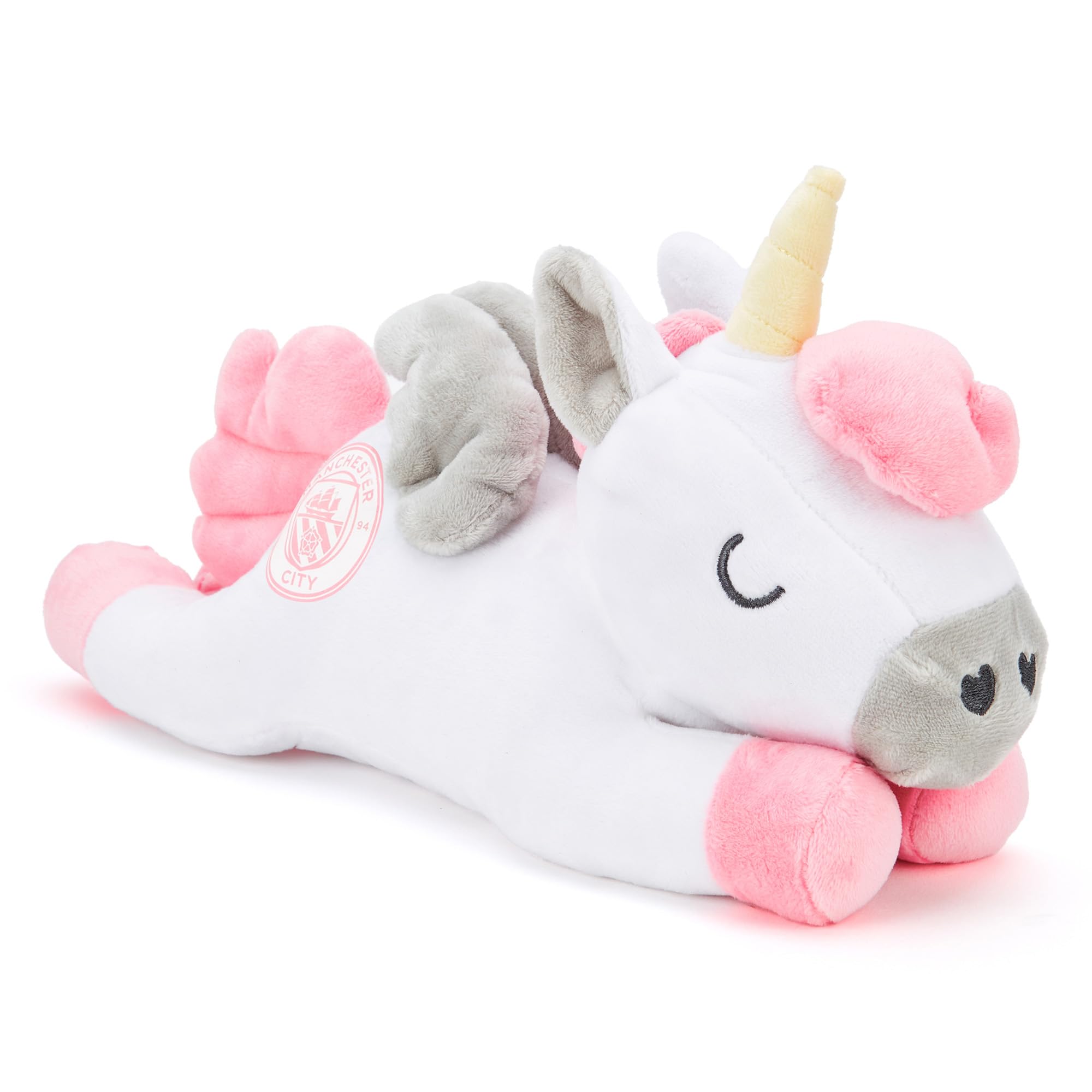 Man City FC Unicorn | 30 cm Officially Licensed Soft Toy, for Adults & Kids | Manchester The Citizens
