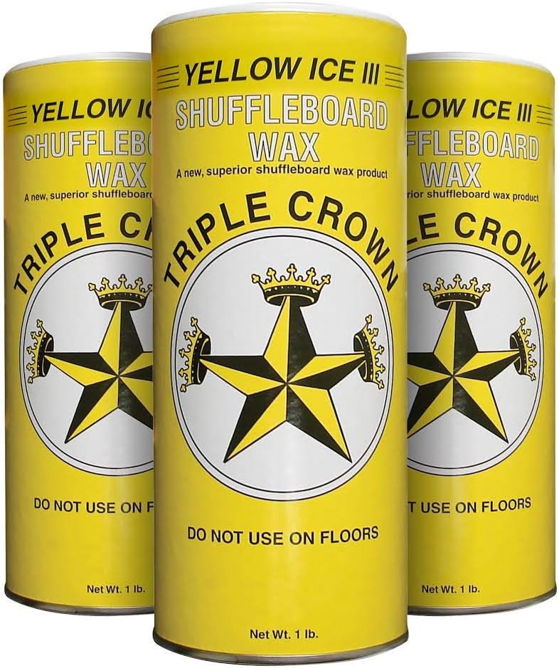 TRIPLE CROWN Yellow Ice III Shuffleboard Wax