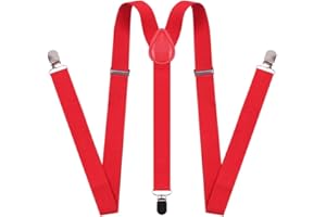 chiyu-yang Suspenders Bow Tie for Boys and Girls Strong Metal Clips Adjustable Design Elastic Suspender Classic Accessory Set