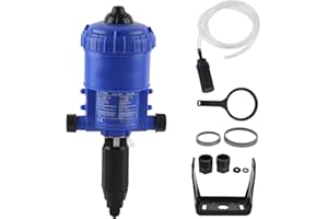 Cryfokt Fertilizer Injector, G3/4 to G1 Male Thread Chemical Liquid Doser Dispenser Dosing Pump 0.2-2%, with Water Pressure P