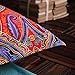 HNNSI Exotic Striped Bohemia Pillow Shams Queen Size 2 Pieces,100% Brushed Cotton Thick Boho Pillow Cases Bohemian Pillow Covers,19