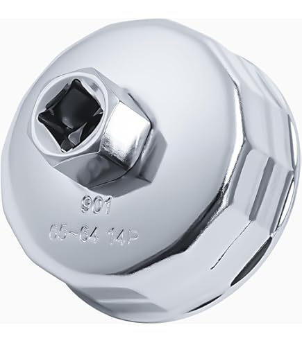 Amazon.com: LDEXIN 65mm 14 Flute Oil Filter Wrench, Model 901