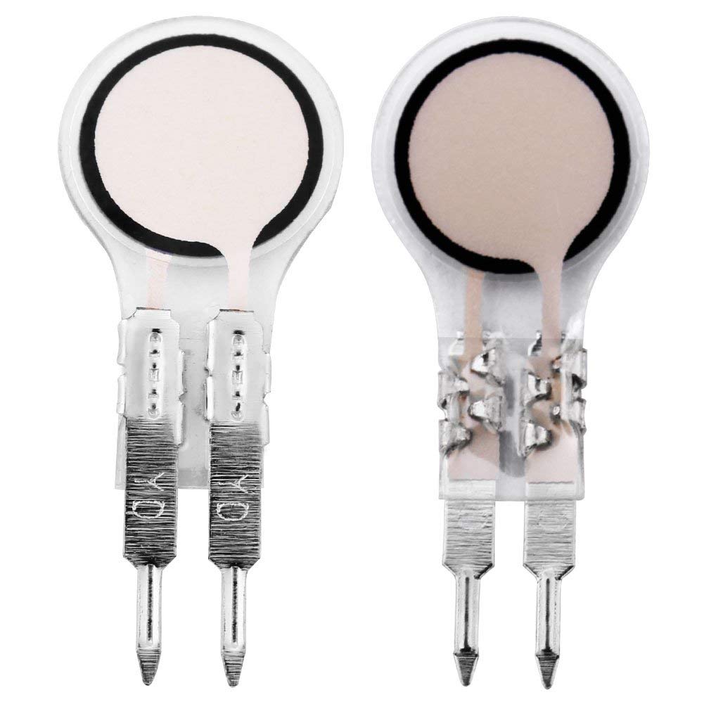 Thin Film Force-Sensitive Resistor Pressure Sensor - 7.5mm Diameter Waterproof Force Measurement Up to 10kg