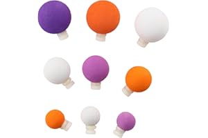 9PCS For EVA Fishing Floats Beads Air-Lock Strike Indicator for Fly Fishing Trout Casting Sensitive Bite Detector Waterproof 