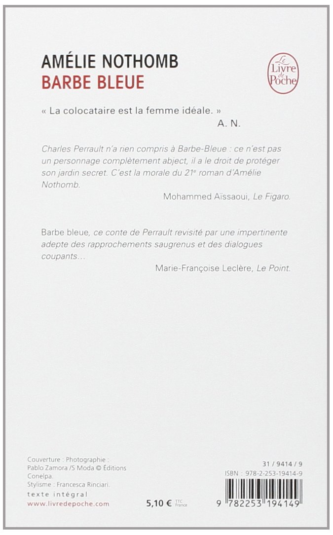 amelie nothomb barbe bleue epub