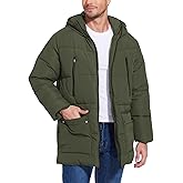 Flygo Men's Long Parka Winter Coats Hooded Puffer Jacket Heavy Warm Water-Resistant Outerwear Cold Weather