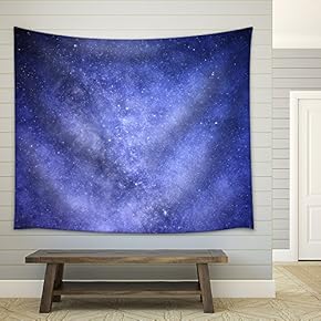Starry Night Concept - Fabric Wall Tapestry Home Decor - 51x60 inches