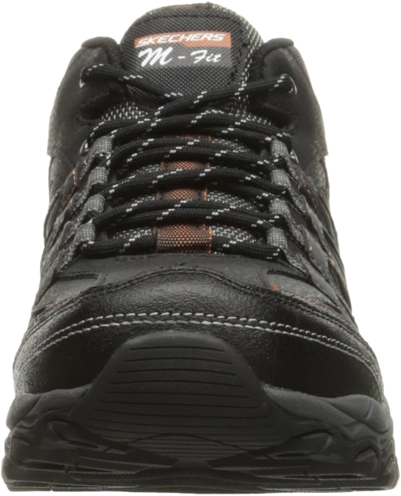 skechers men's afterburn strike memory foam velcro sneaker