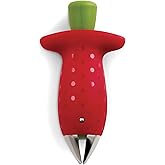 Chef'n Original Stem Gem Strawberry Huller, Red/Green -
