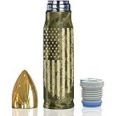 Vprintes Camouflage 17oz Stainless Steel Bullet Tumbler - Christmas Gifts for Dad from Daughter Son, Men Gifts, Birthday Gifts for Men