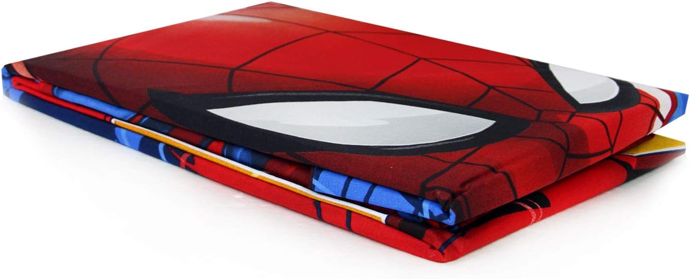 Singolo Personaggi Completo Letto Una Piazza Singolo Cotone sopra sotto federe Spiderman Originale