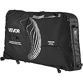 VEVOR Transport Universal Bicycle Storage Case Bag with TSA Lock, Support Plates, Protection and Fork Mount Stabilisation, Bicycle Case Max. Wheelbase 51 in for Airplane, Outdoor Use