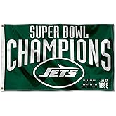 New York Jets Super Bowl III Champions Flag Outdoor Indoor 3x5 Foot Banner