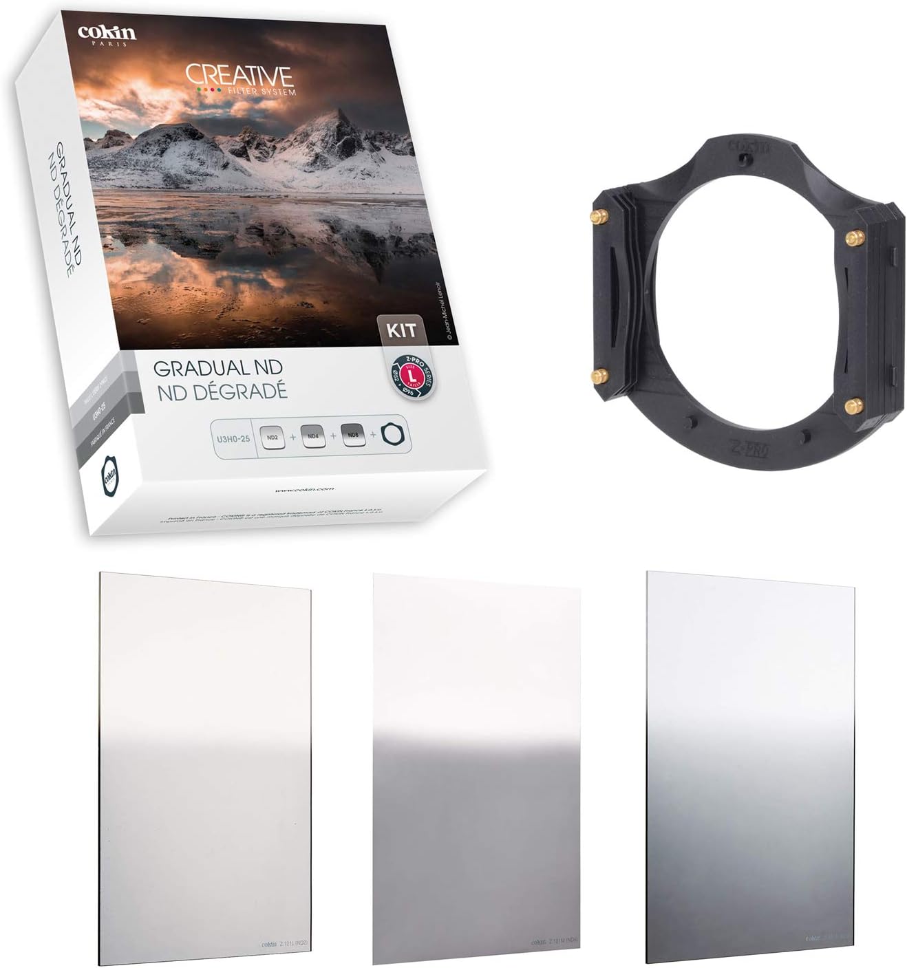 CokinLarge Z-PRO Gradual ND Filter Kit with Holder - Black