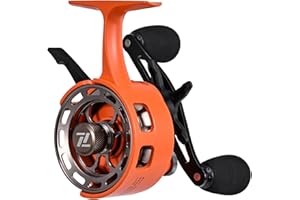 QISUO Ice Fishing Reel,Ice Fishing Reels 3.2:1 Gear Ratio Ultra Smooth 3+1 Ball Bearings Fishing Reel