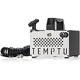 TEMPTU S-One Advanced Airbrush Compressor For Beauty & Full Body Work | Ideal For School, Salon & Workstation Use | Built In psi Regulator, Thermally Protected Motor