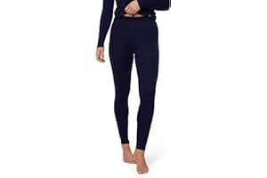 DANISH ENDURANCE Merino Wool Thermal Leggings Women, for the Extreme Cold, Warm Winter Ladies Thermal Leggings Medium Dark Na