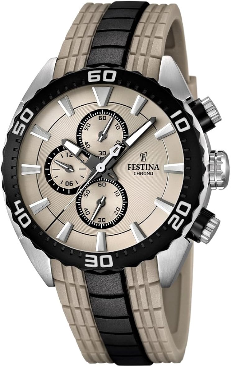 Montre Homme Festina Chronographe - Modèle 20635_3 - Mouvement Quartz, Boîtier Acier Inoxydable - Garantie 3 Ans