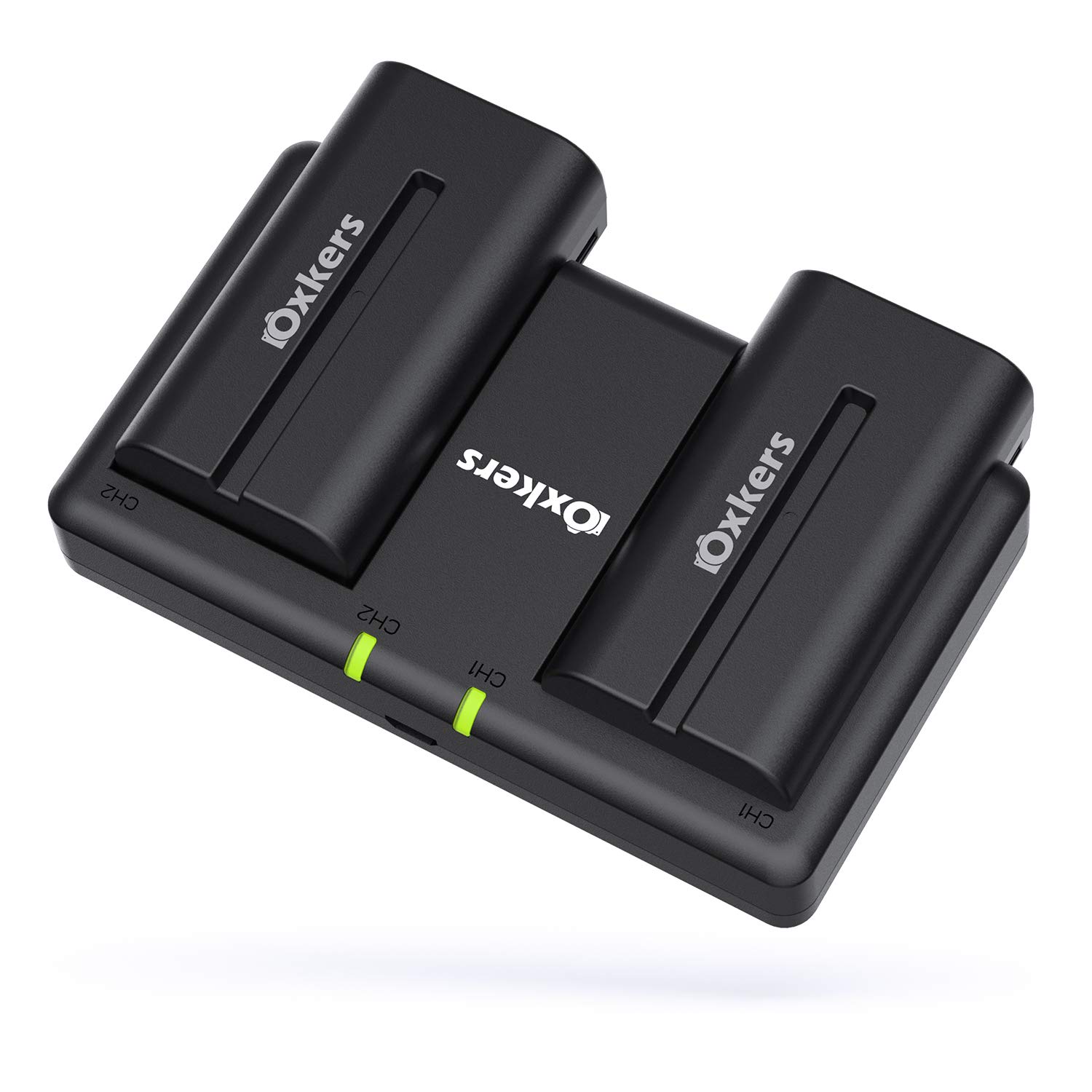 NP-F550 Battery Charger, OXKERS Battery Charger Set Camera Battery Charger for Sony NP F970, F330, F750, F770, F960, F530, F570 and More