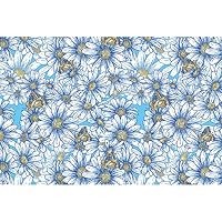 Artzfolio Daisies Art & Craft Gift Wrapping Paper 18 X 12Inch;Set of 5 Pcs