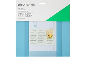 Cricut Joy Xtra Card Mat (4.7 in x 6.6 in) Reusable Card Mat for All Cricut Cards, Crafting Mat with Clear Protective Film, F