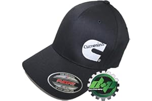 DIESEL POWER PLUS Cummins Solid Black Flexfit Flex fit Cap hat XL/XXL