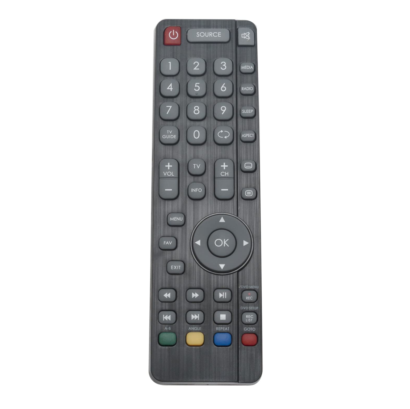 AULCMEET SHWRMC0118 Replace RF Remote Control Compatible with Sharp 4K Full HD 1080P OLED Smart TV LC-24CHG5112EW LC-32CFF5221E LC-32CFF5222E LC-32CFG4041E LC-32CFG4042E
