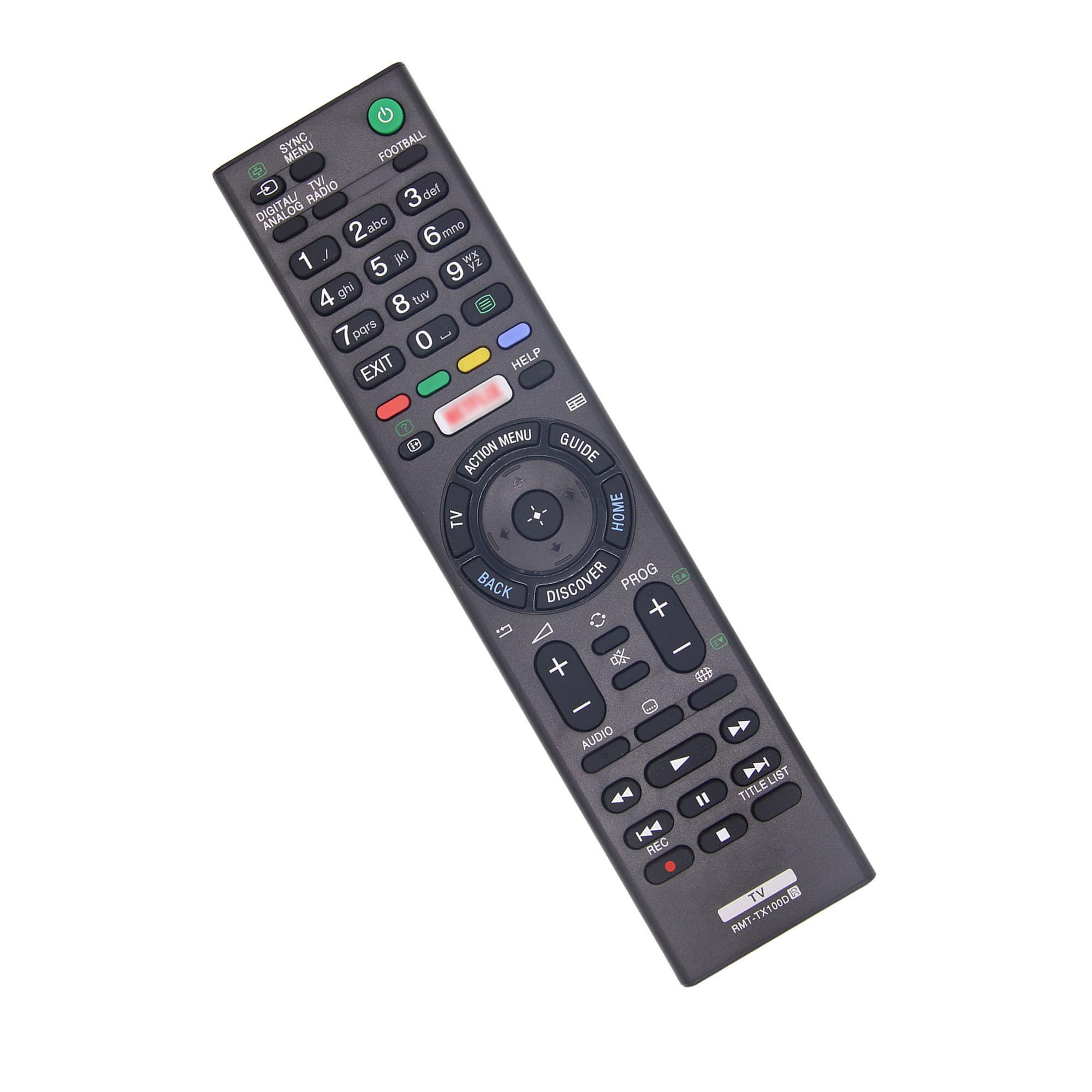 New RMT-TX100D TV Remote Control for Sony Bravia LCD LED HDTV RMT-TX101J RMT-TX102U RMT-TX102D - No Setup Needed