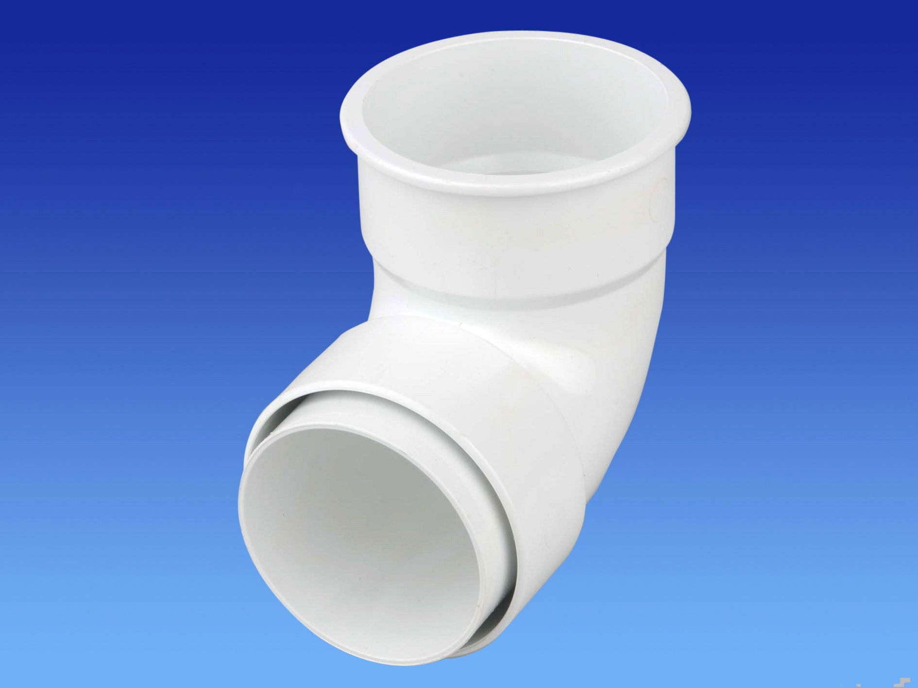 Wavin OSMA Roundline Pipe Bend 87.5 deg White 0T161w