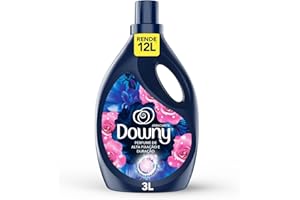 Downy Amaciante Concentrado Líquido Brisa Intenso 3L – Rende 12L | Fabric Softener com Perfume Intenso de Rosas e Frutas Vermelhas