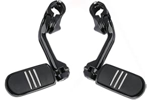 XFMT 1.25" 32mm Long Angled Engine Guard Foot Peg Universal Fit For Streamliner Style Harley Suzuki Yamaha Kawasaki