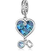 Nurse Charms for Bracelets 925 Sterling Silver Stethoscope Charms for Bracelets Nurse Jewelry Gifts for Women Nursing Doctor Medical Student