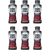 Fairlife Core Power Protein Shake, Ready to Drink Strawberry Protein Shakes, 14 fl oz, 42gm (Strawberry flavor, Pack of 6 Bottles)