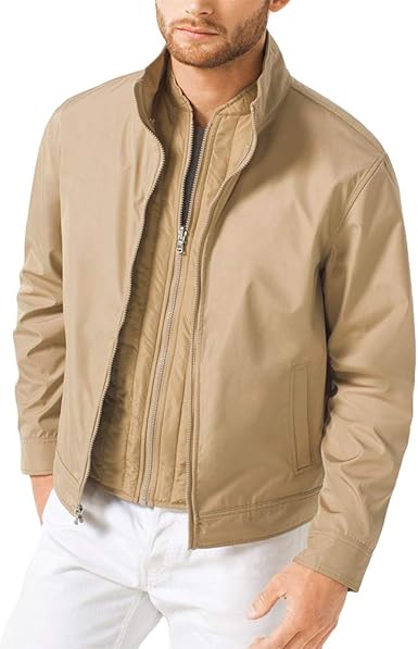 michael kors vest mens brown