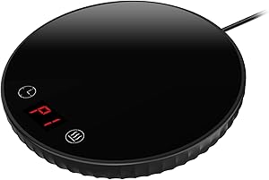 Coffee Mug Warmer, Smart Cup Warmer for Desk Beverage Warmer with 2 Temperature Setting Auto Shut Off Electric Tea Warmer & Candle Warmer Plate for Home Office Use