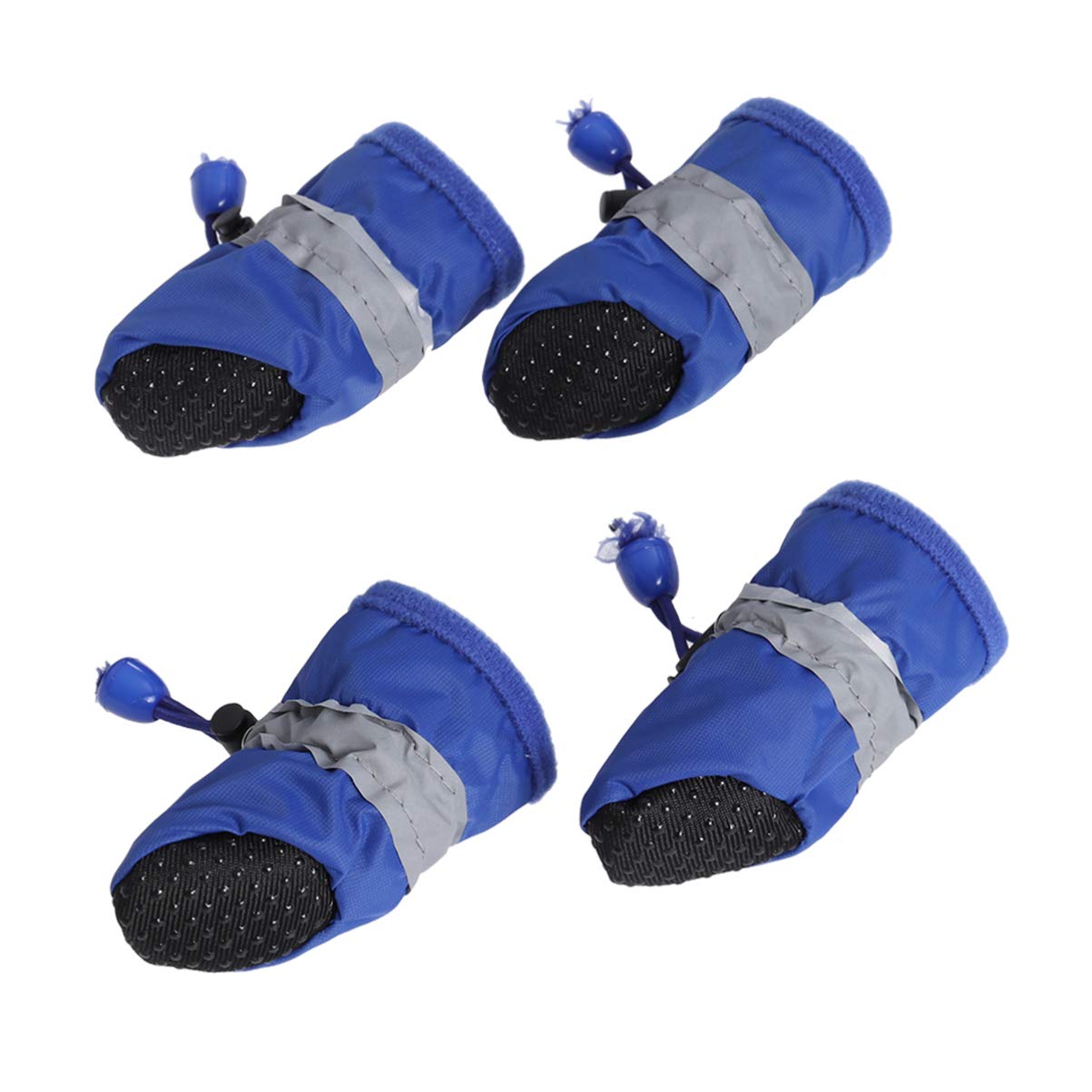 UKCOCO Waterproof Dog Boots L for Small to Medium Dogs All-Weather Anti-Slip Pet Shoes for Hiking Running Paw Protection Easy to Wear