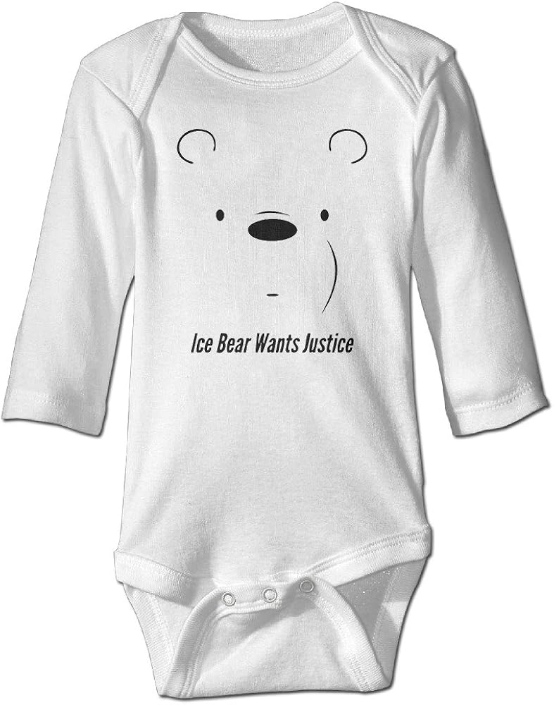 Anime We Bare Bears Ice Bear Infant Girls Onesie Outfits