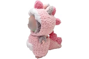 GRILLGAUGE Clothes for Labubu, Outfit for Labubus, Dinosaur Clothes for Labubu Doll, Personality Adorable Dolls Clothes Accessories (NO Doll) (Pink)