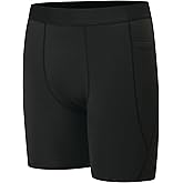 Runceptual Youth Boys' Compression Shorts - Performance Spandex Athletic Underwear for Basketball with Side Pocket