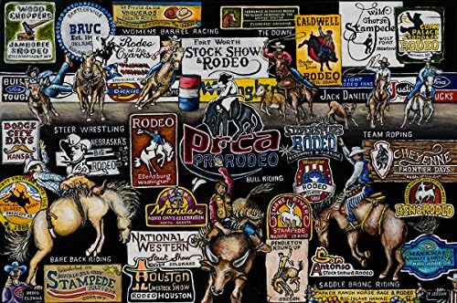 Rodeo Tribute - 24" x 36" High Quality Paper Print by Thomas Jordan