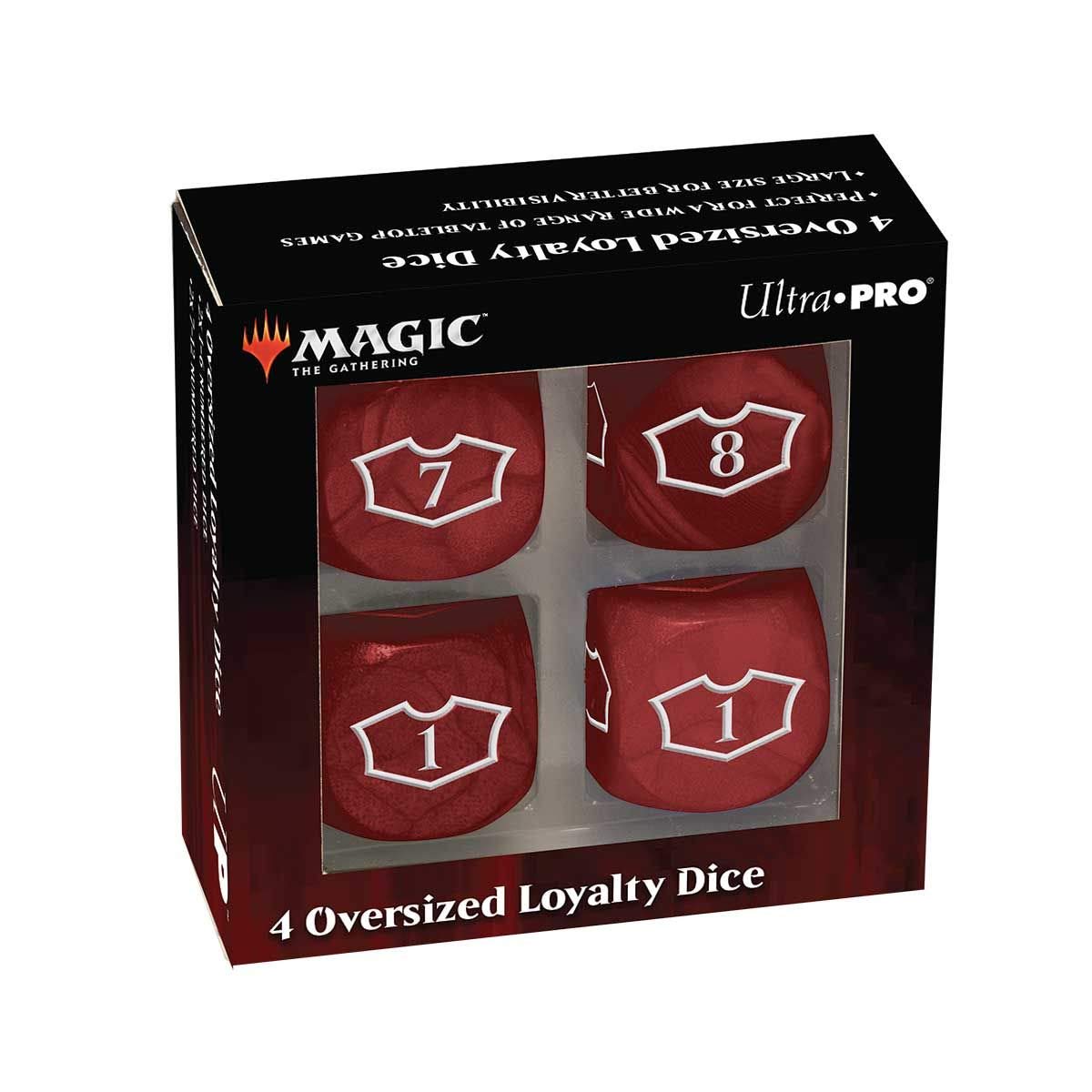 Ultra Pro Deluxe 22 mm Mountain Loyalty Dice Set with 7-12 for Magic: The C