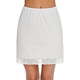 Avidlove Half Slips for Women Underskirt Short Lace Trim Above Knee Half Slip