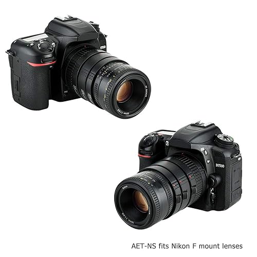JJC F Mount Auto Focus Macro Extension Tube Set for Nikon D850